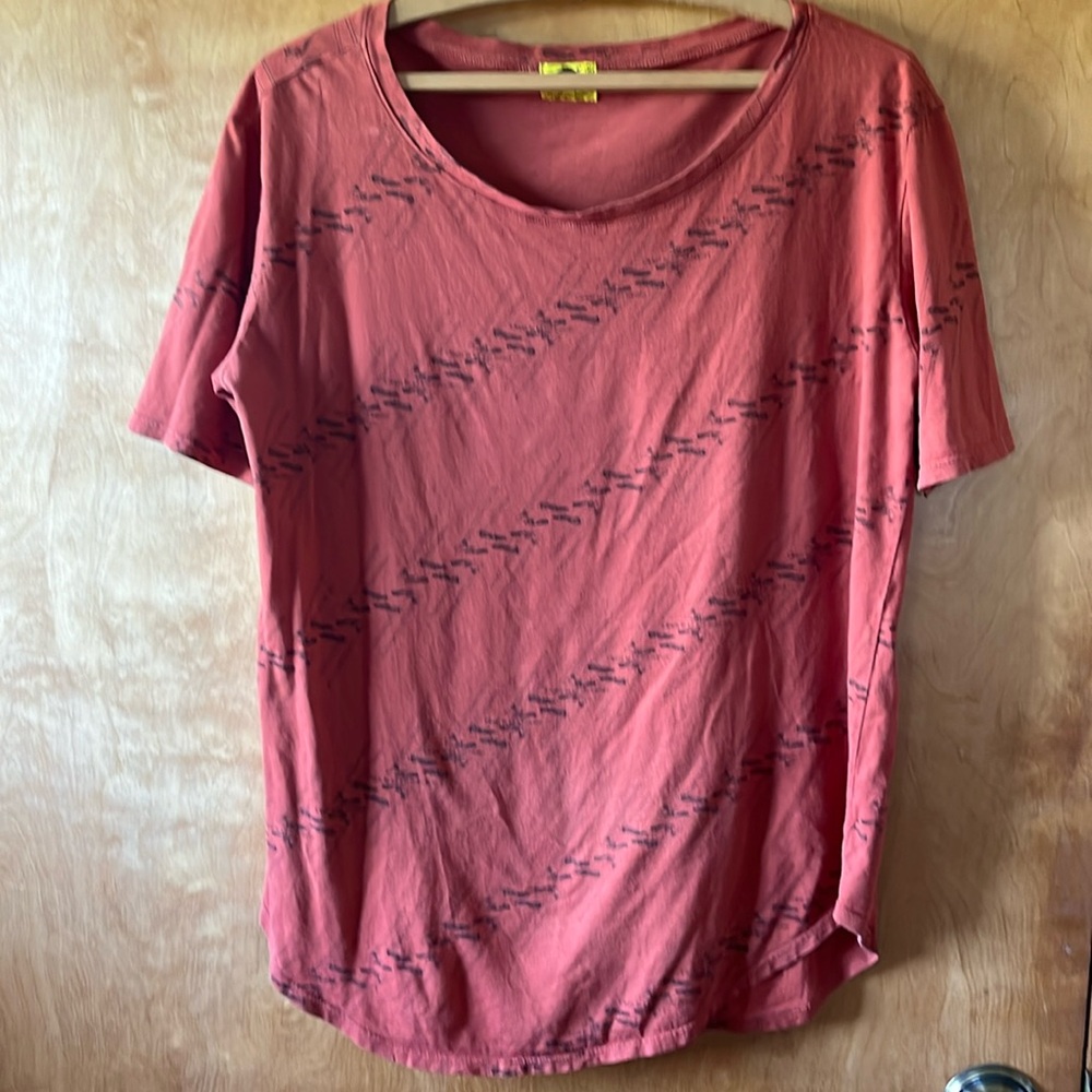 Kealopiko women’s boatneck 3/4 sleeve top